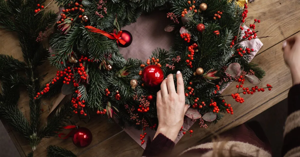 Tvoření adventního věnce