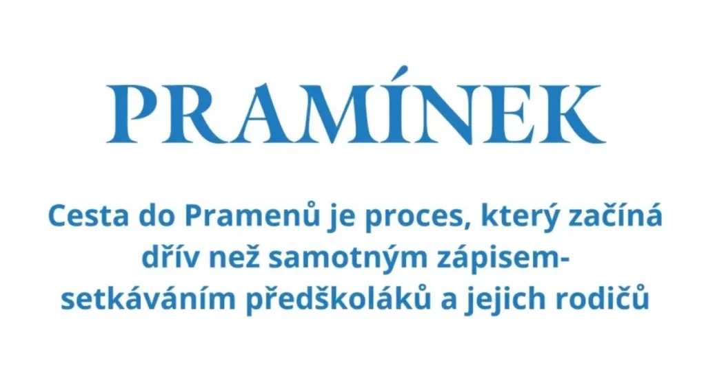 Setkávání předškoláků a rodičů před zápisem