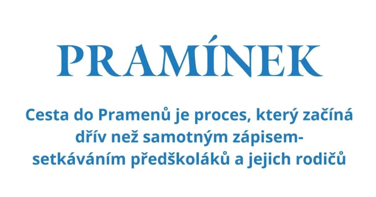Setkávání předškoláků a rodičů před zápisem
